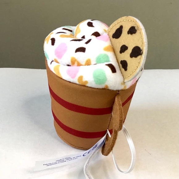 Build-A-Bear Wristie Cup Drink Whipped Cream Sprinkles Cookie Plush Accessory - Picture 4 of 7
